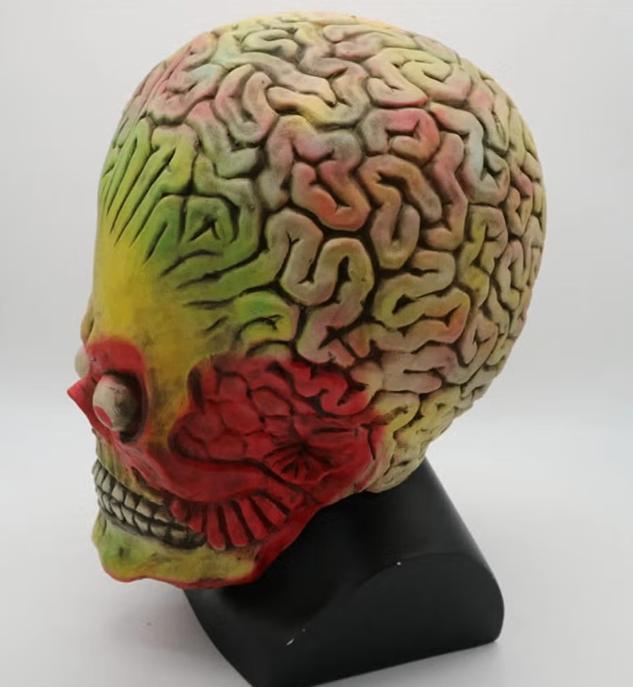 Mars Attacks alien full face latex masker, Verzenden, Nieuw