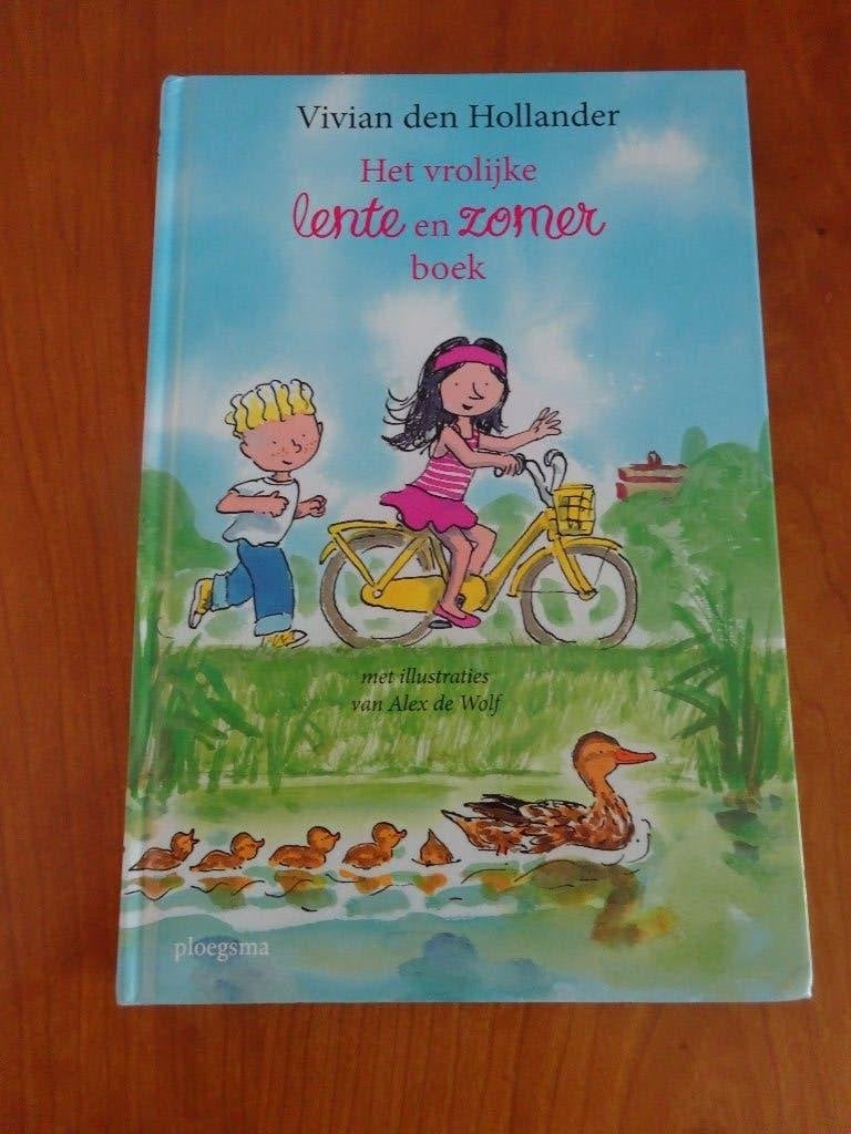 Het vrolijke lente en zomer boek Roos Mika  (den Hollander), Jongen of Meisje, Vivian den Hollander, Ophalen of Verzenden, Zo goed als nieuw