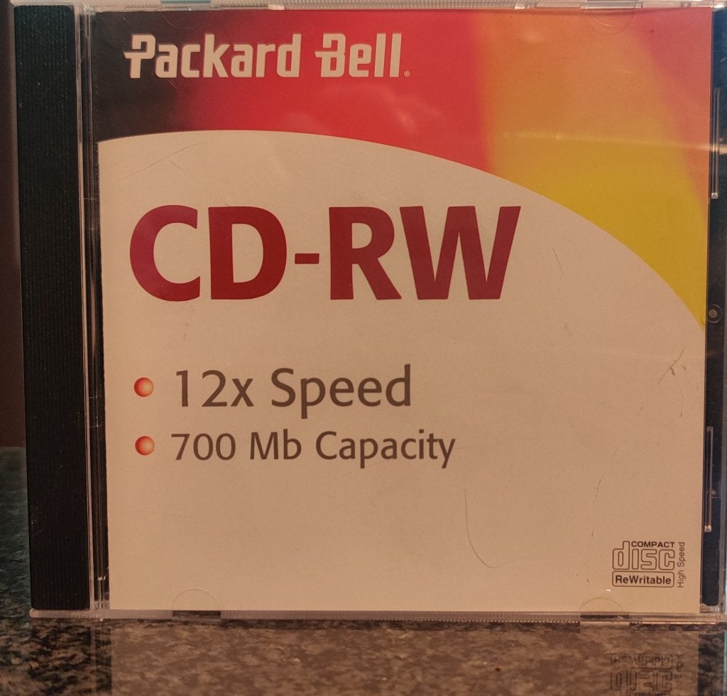 Packard Bell CD-RW 12x – 700 MB – 9 stuks, Ophalen, Packard Bell, Herschrijfbaar, Cd
