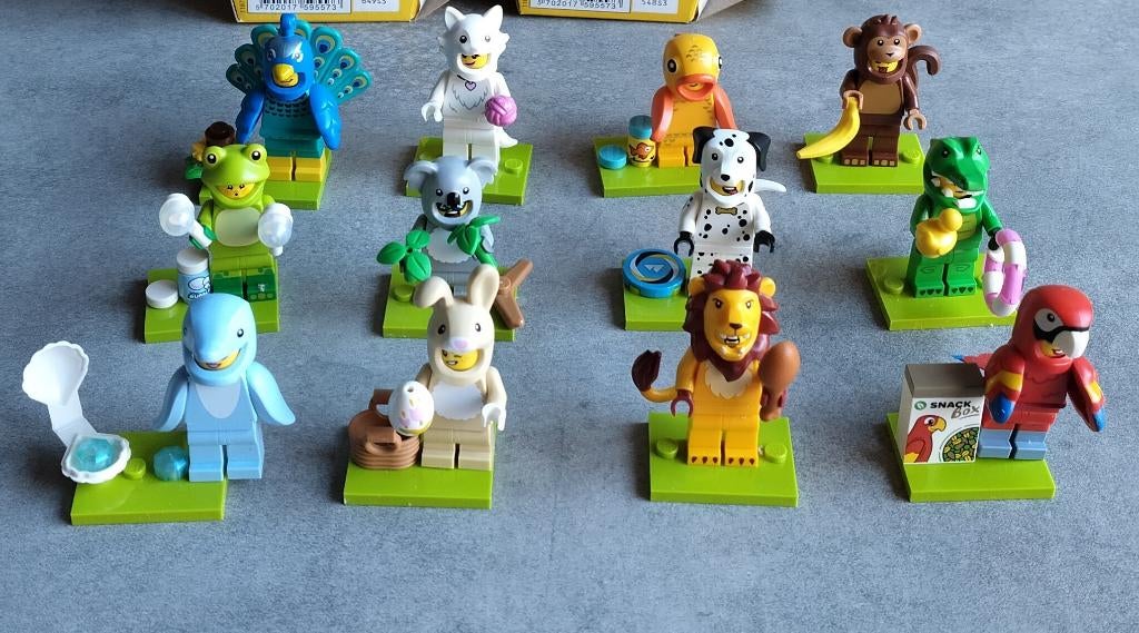 lego minifigures 71051 serie 28 dierenkostuums, Enfants & Bébés, Jouets | Duplo & Lego, Comme neuf, Lego, Ensemble complet, Complet