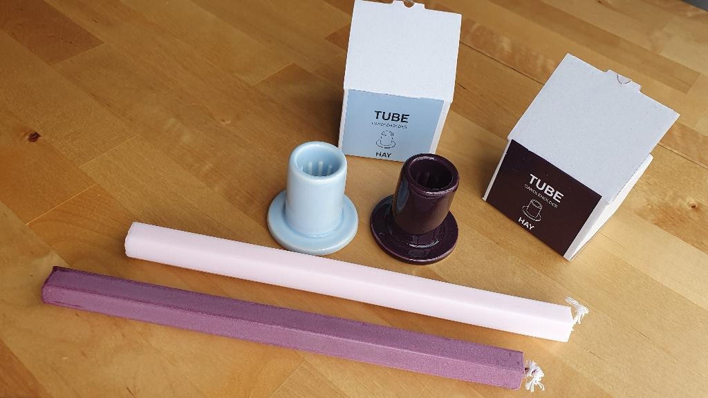 designer candles en kandelaars van Hay, Huis en Inrichting, Ophalen, Overige materialen, Nieuw, Overige kleuren