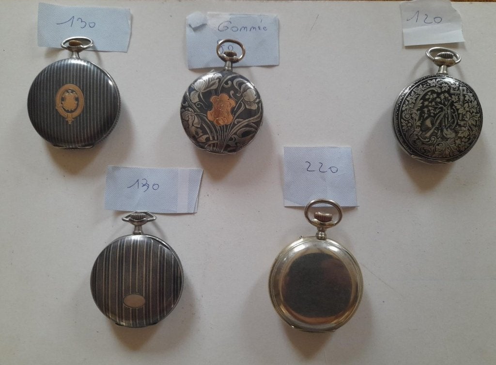 Montres de poche, Bijoux, Sacs & Beauté, Montres | Anciennes | Antiquités, Enlèvement ou Envoi, Argent, Montre de poche, Autres marques