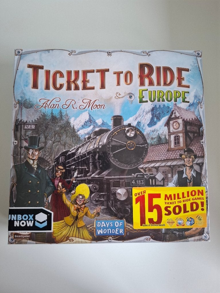 Ticket to ride Europe gezelschapsspel (nieuw &- sealed), Vijf spelers of meer, Ophalen, Nieuw