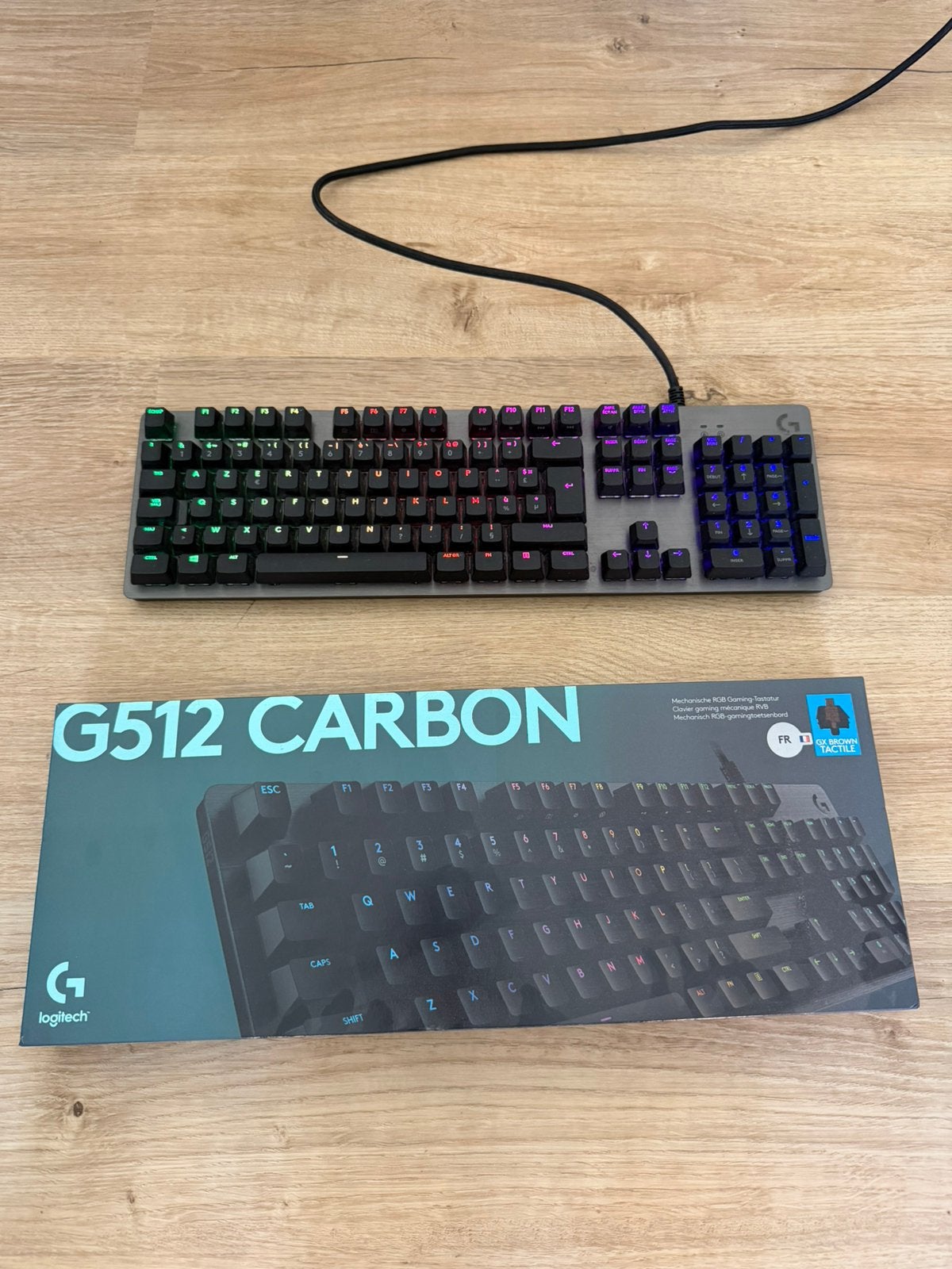 Logitech G512 clavier gamer 60€, Enlèvement, Utilisé, Clavier gamer