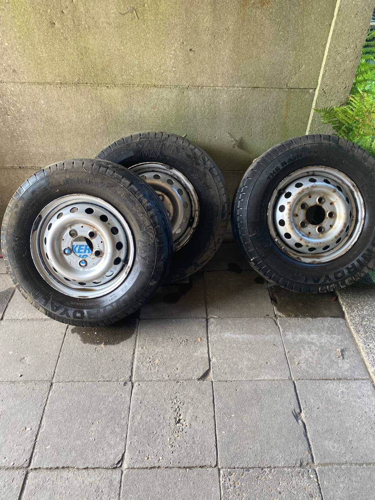 3 staalvelgen vw lt, Enlèvement, Utilisé