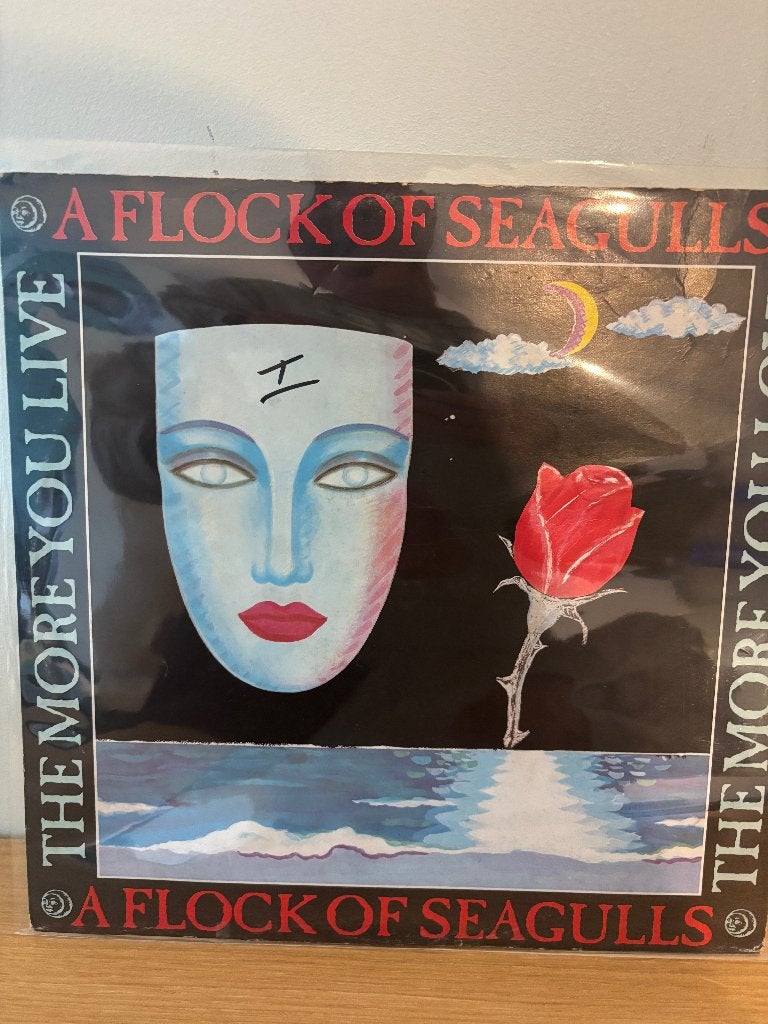 Maxi single - A Flock of seagulls - the more you live, CD & DVD, Vinyles | Rock, 12 pouces, Pop rock, Enlèvement ou Envoi, 1980 - 1989