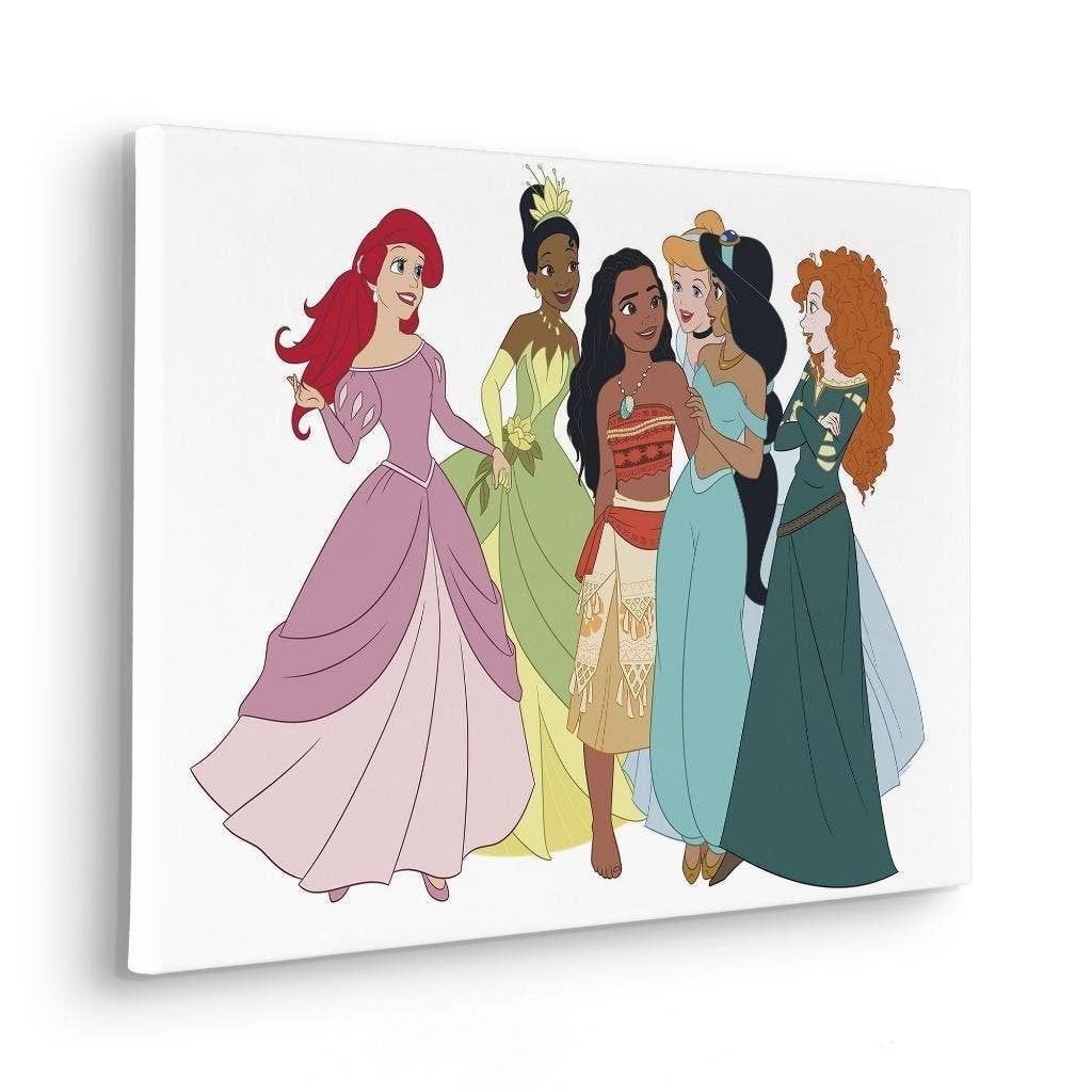 Disney Princess Canvas - 60x40 cm - Together, Envoi, Neuf, Décoration murale