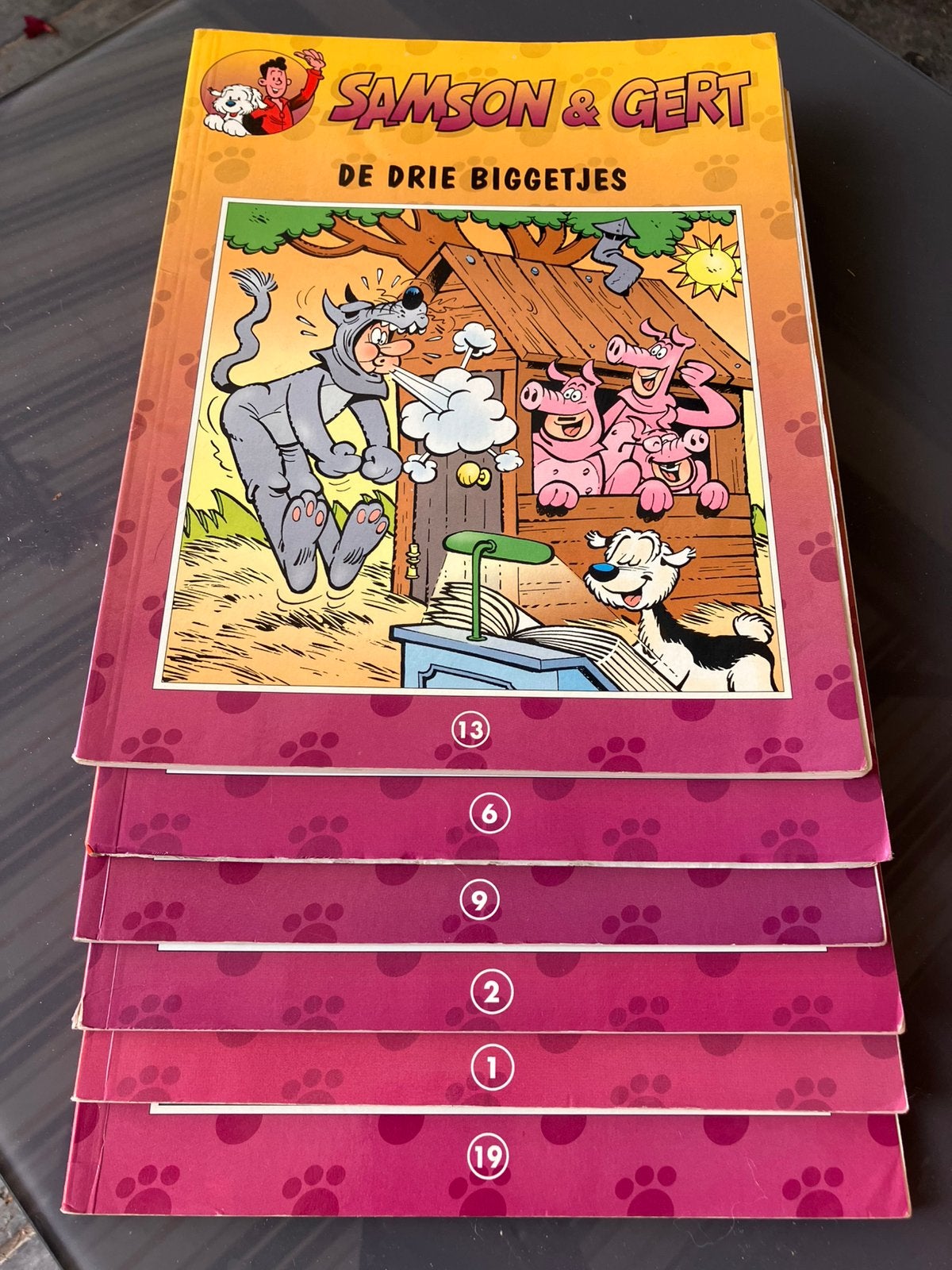 6 strips van Samson en Gert., Plusieurs BD, Enlèvement, Utilisé