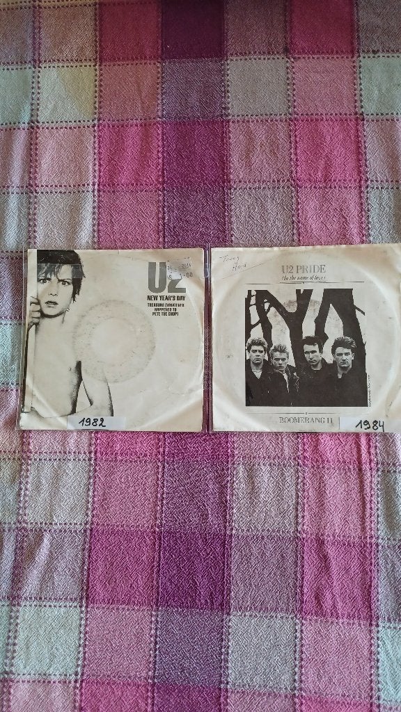 Vinyl singles U2, Cd's en Dvd's, Ophalen of Verzenden, Gebruikt