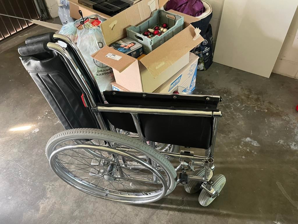 Rolstoel, Ophalen, Inklapbaar, Gebruikt, Duwrolstoel