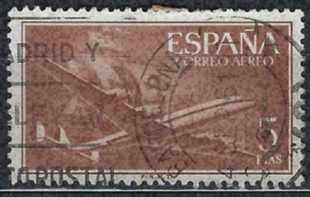 Espagne 1955-1956 - Yvert 274PA - Série Courante - Sky (ST), Envoi, Affranchi