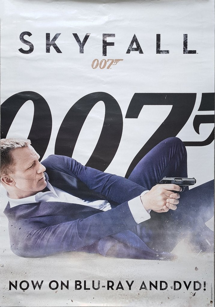 James Bond 007 - Affiche du film Skyfall (2012) — 98 x 69 cm, Collections, Cinéma & Télévision, Comme neuf, Film, Enlèvement ou Envoi