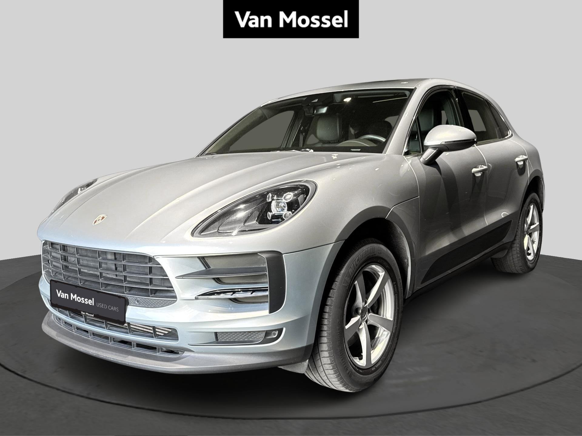 Porsche Macan 2.0 Turbo PDK + LEDER-ALCANTARA + APP CONNECT, Autos, Argent ou Gris, 227 g/km, Entreprise, 2000 kg