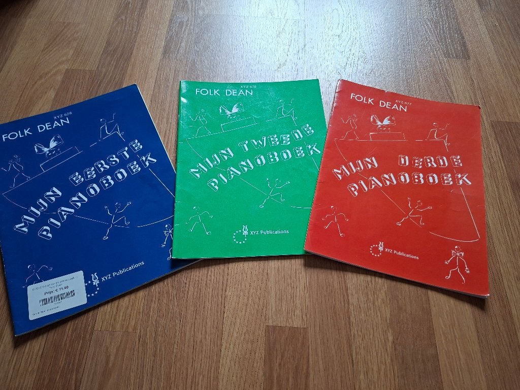 Pianoboeken Folk Dean, Muziek en Instrumenten, Bladmuziek, Ophalen, Gebruikt, Overige genres, Les of Cursus
