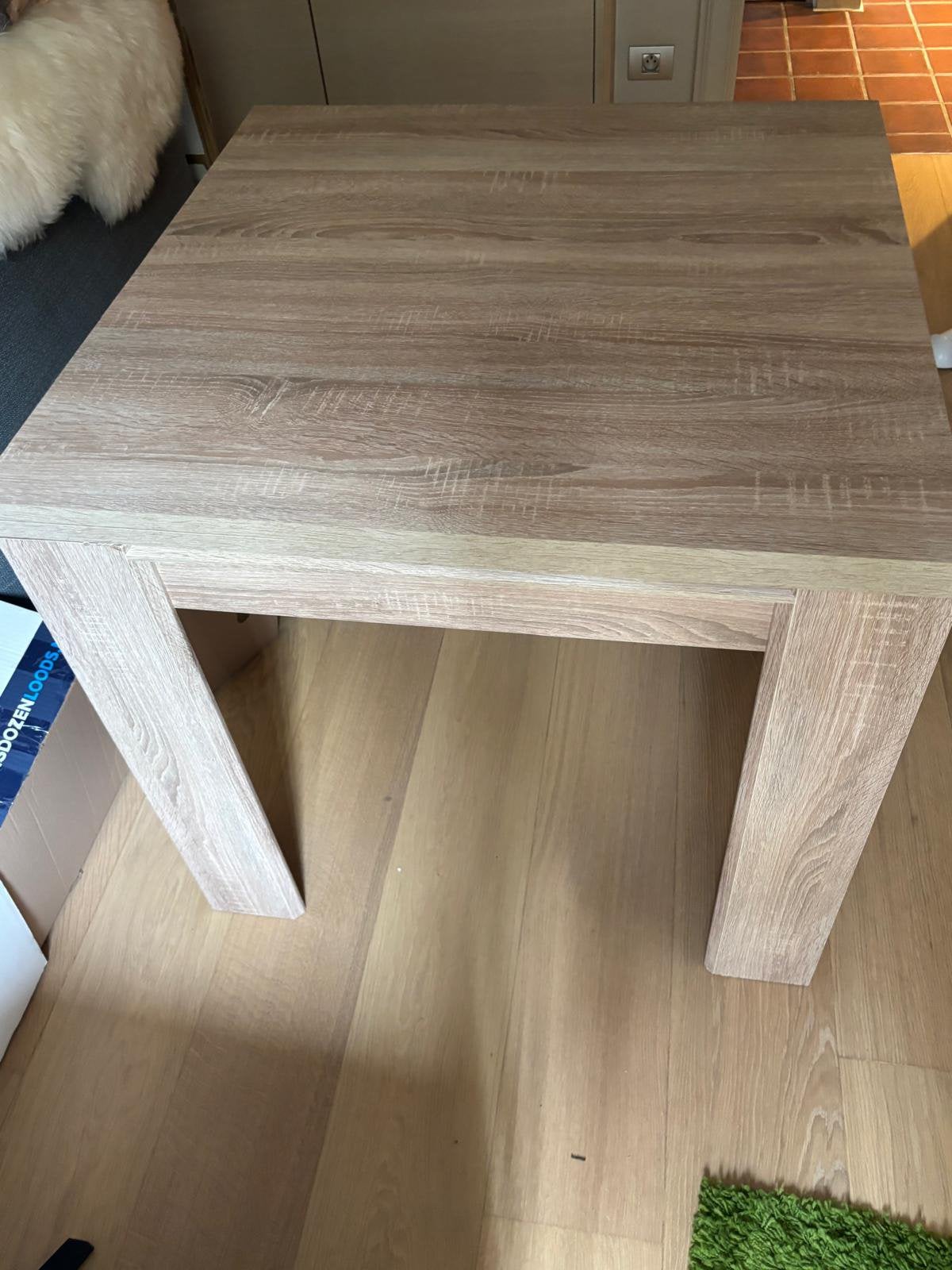 Eetkamertafel uitschuifbaar, Ophalen, 100 tot 150 cm, Vierkant, 50 tot 100 cm