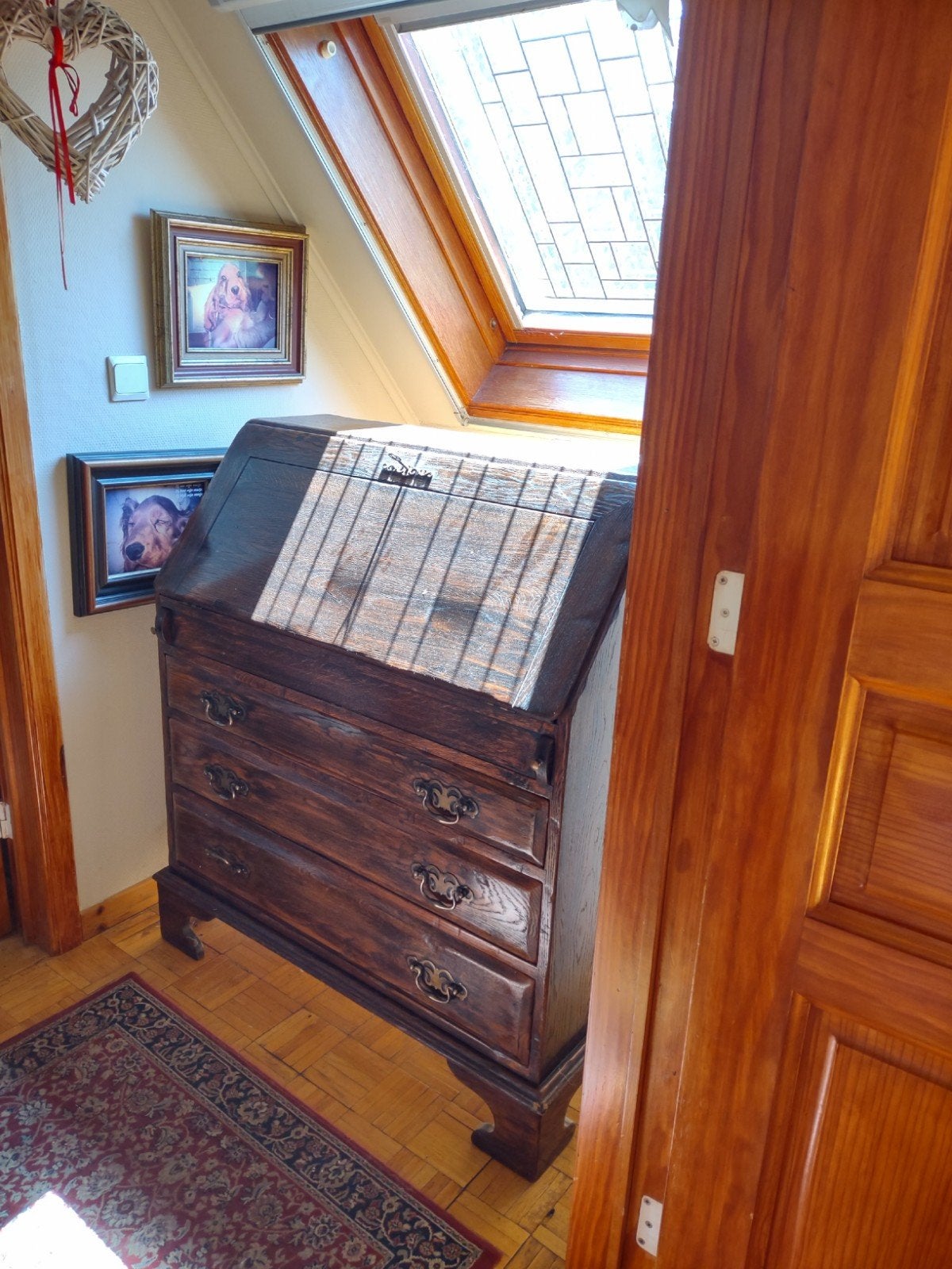 mooie houten antieke secretaire, Antiek en Kunst, Ophalen