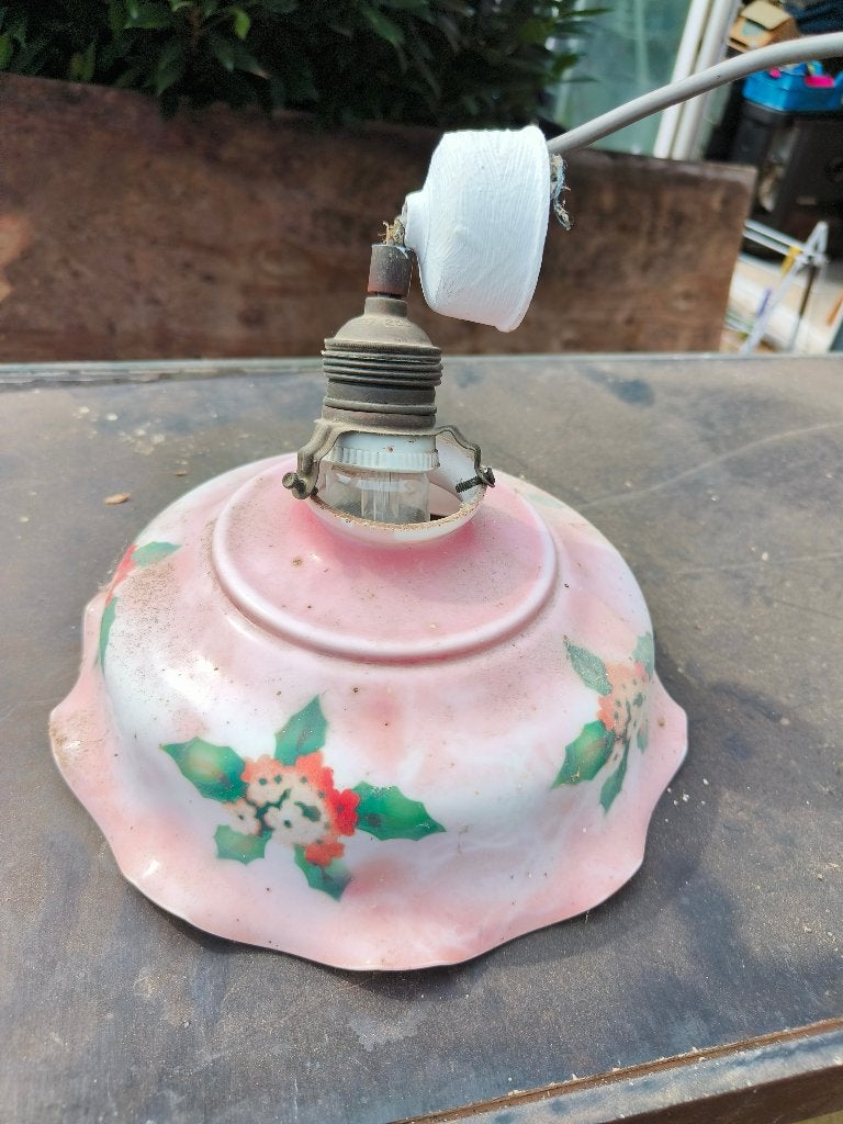 Lampe suspendue ancienne, Enlèvement