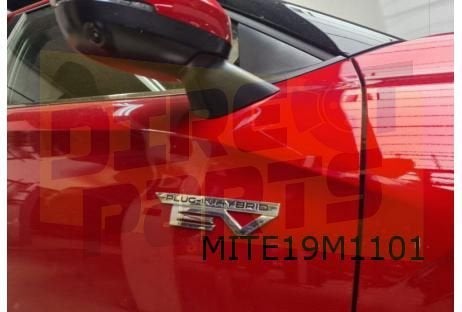 Mitsubishi Outlander (2/25-) embleem "Plugin Hybrid EV" L Or, Neuf, -, -, Mitsubishi