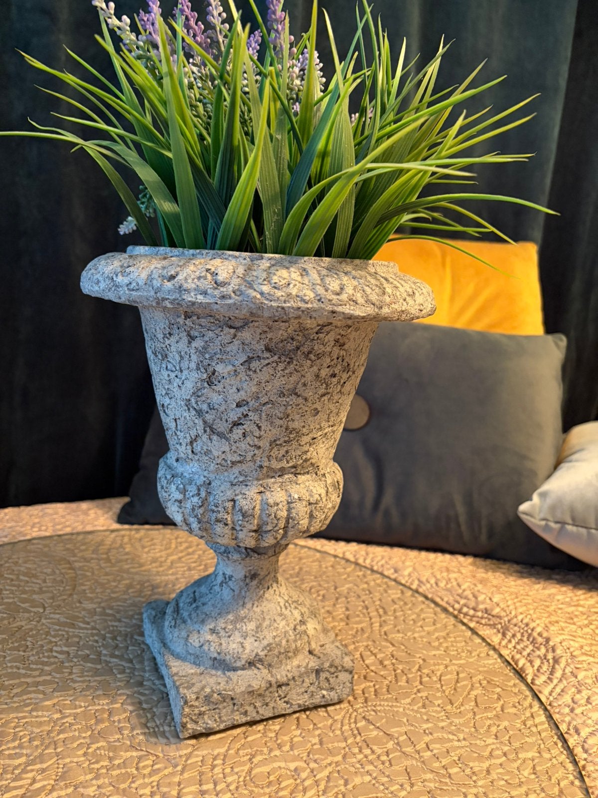 Vase et plante artificielle, Enlèvement, Comme neuf