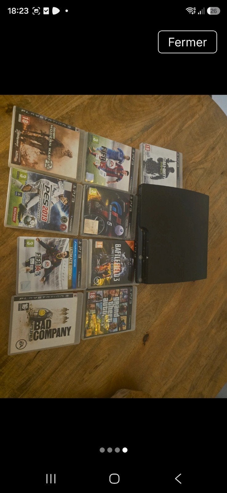 PlayStation 3 avec jeu, Enlèvement, Utilisé, Sans contrôleur, Avec jeux