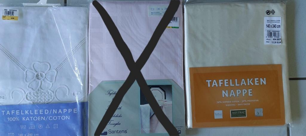 Nappes, Enlèvement ou Envoi