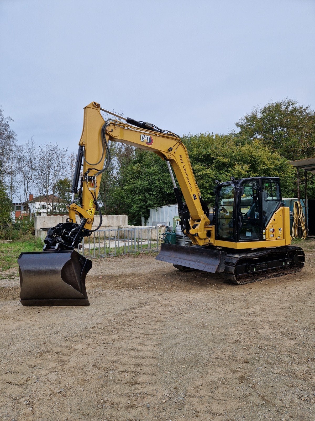 Caterpillar 308 cr, Ophalen, Graafmachine