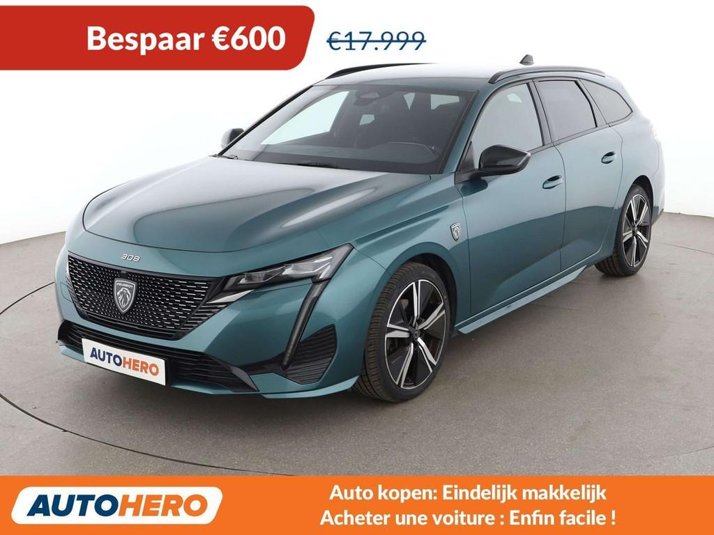 Peugeot 308 1.5 Blue-HDi GT (bj 2023, automaat), Gebruikt, Alcantara, 96 kW, 5 deurs