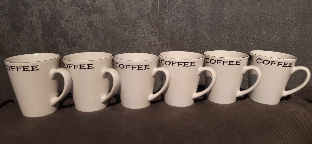 6 X KOFFIE MOK, Ophalen of Verzenden, Nieuw, Overige typen
