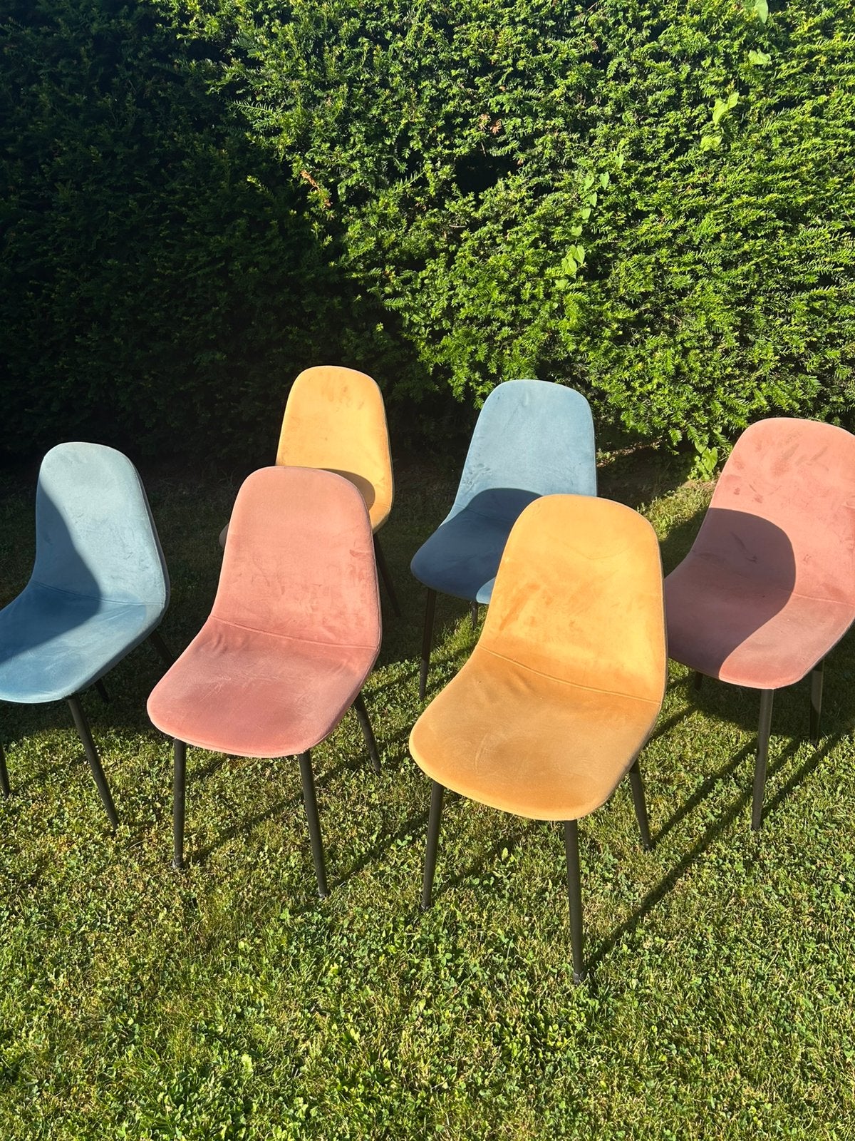 Set van 6 stoelen, Enlèvement, Utilisé, Tissus, Cinq, Six Chaises ou plus