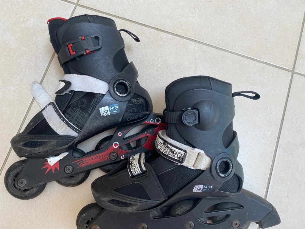 Oxelo 34/36 kinderroller, Overige merken, Kinderen, Ophalen of Verzenden, Inline skates 4 wielen