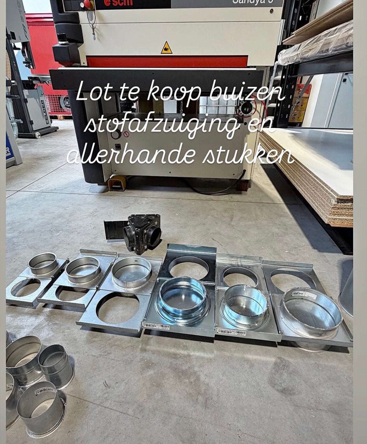 Afzuiging buizen voor stofafzuiging , zie foto voor maten, Ophalen