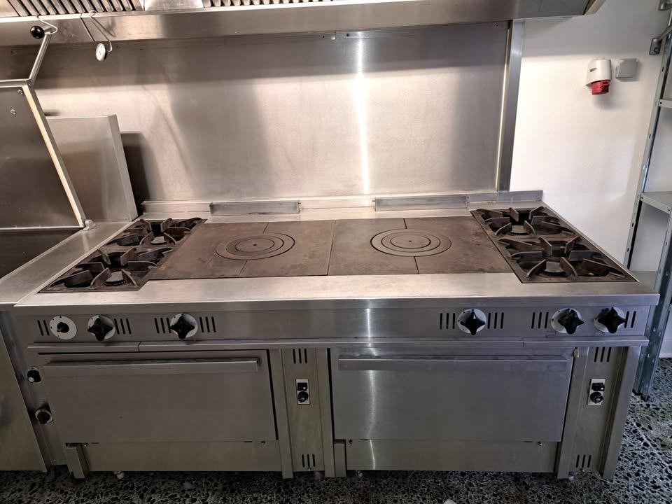 cuisinière professionnelle inox, Articles professionnels, Horeca | Équipement de cuisine, Cuisinière, Friteuse et Grils, Utilisé