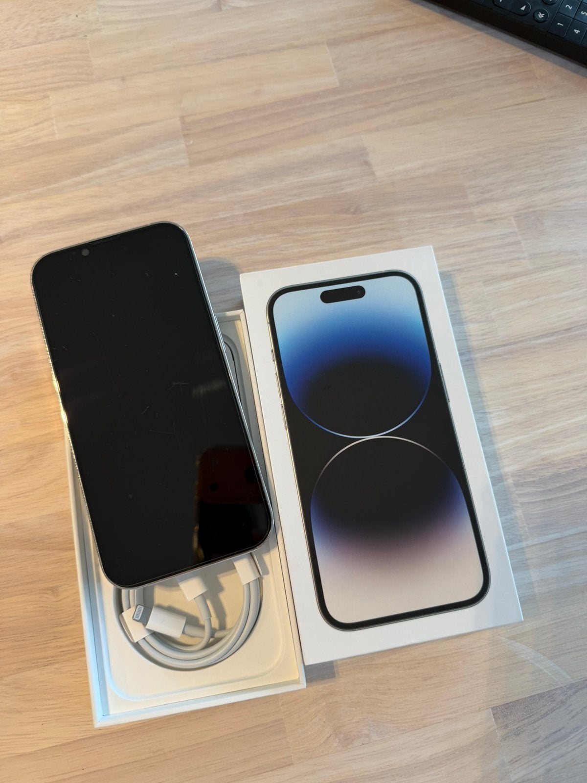 iPhone 14 Pro 128GB – Zilver – Zeer nette staat, Ophalen of Verzenden, Zo goed als nieuw, Zilver, IPhone 14