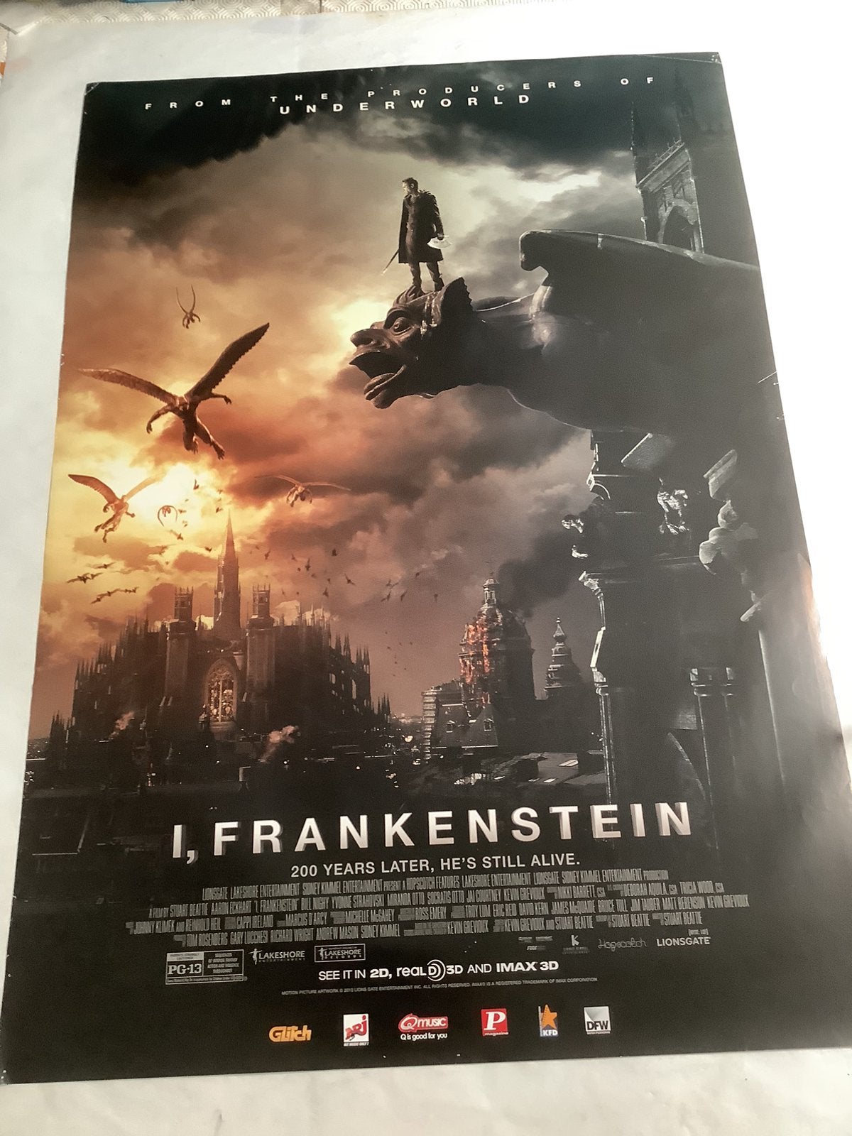 I,FRANKENSTEIN   filmposter   70-100 cm, Verzamelen, Posters, Ophalen of Verzenden, Zo goed als nieuw