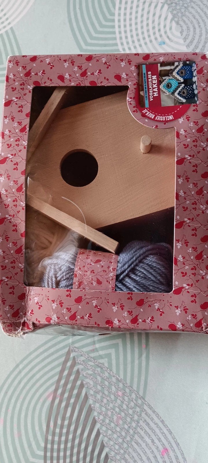 Vogel nestje haken, Ophalen, Haken