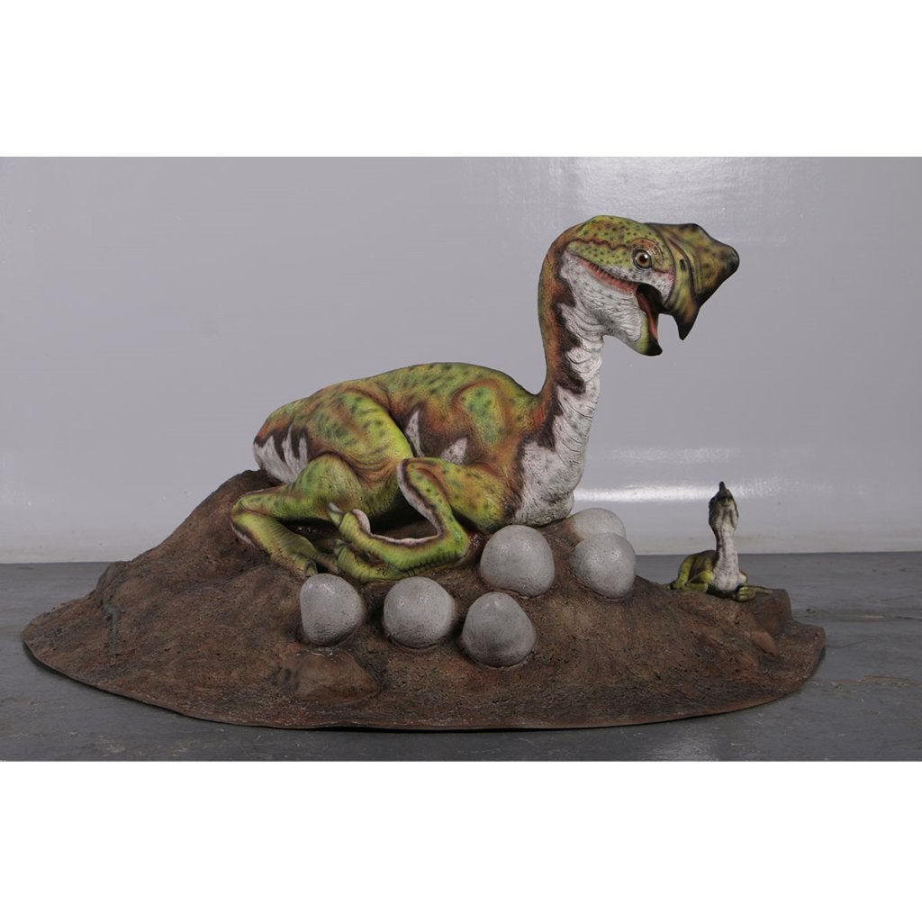 Oviraptor dinosauriër nest  Polyester dinosaurusbeeld - Dino, Ophalen, Nieuw