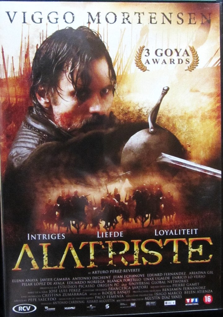 DVD ACTIE/GESCHIEDENIS- ALATRISTE (VIGGO MORTENSEN), Alle leeftijden, Nederlands, Spaans, Ophalen of Verzenden