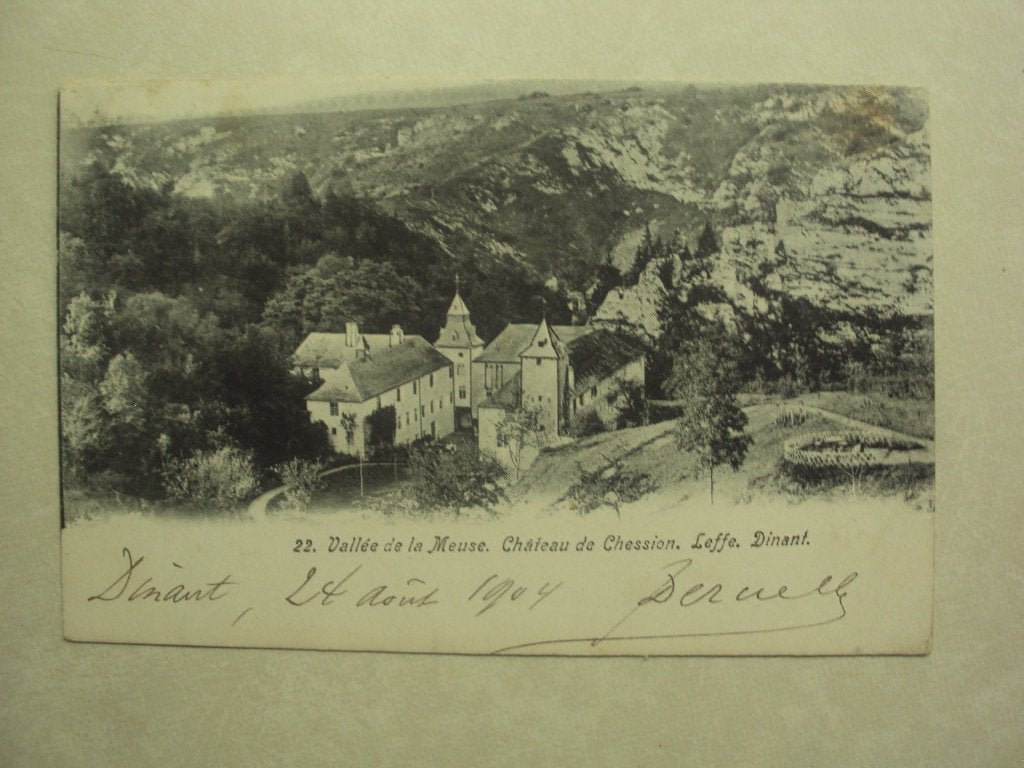 57288 - VALLEE DE LA MEUSE - CHATEAU DE CHESSION - LEFFE, Collections, Envoi