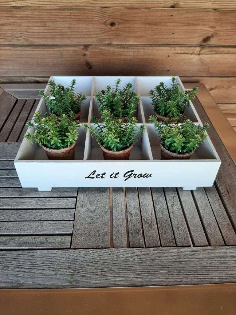 kruidenbak in hout, 35 cm op 35, Ophalen, Minder dan 30 cm, Binnen, Minder dan 60 cm