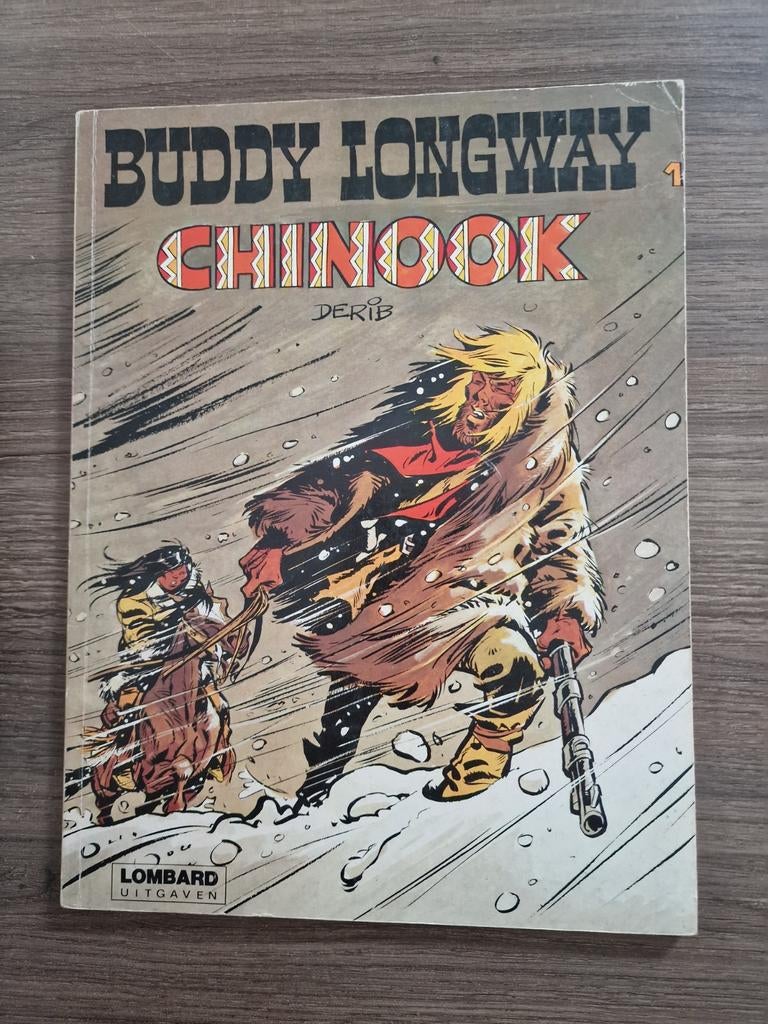 Strips. Buddy longway, Gelezen, Derib., Ophalen of Verzenden, Meerdere stripboeken