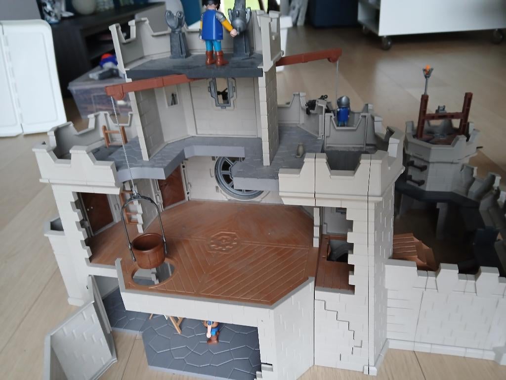 Playmobil Novelmore kasteel + burcht, Kinderen en Baby's, Speelgoed | Playmobil, Ophalen, Gebruikt, Complete set