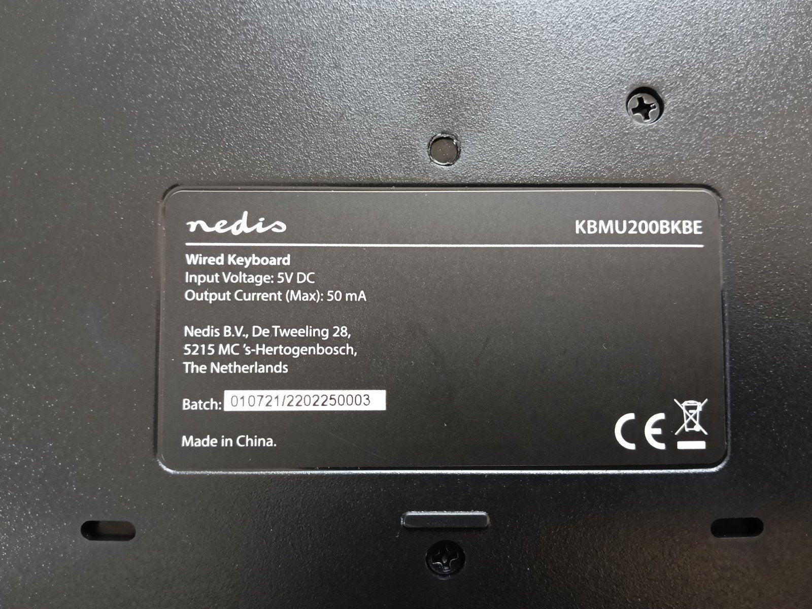 Clavier Azerty, Informatique & Logiciels, Nedis, Azerty, Comme neuf, Touches multimédia