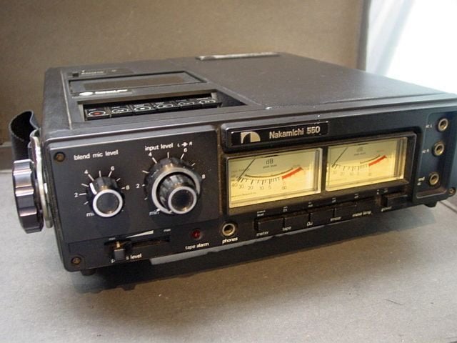 Deck K7 portable pro NAKAMICHI 550, TV, Hi-fi & Vidéo, Decks cassettes, Simple, Enlèvement