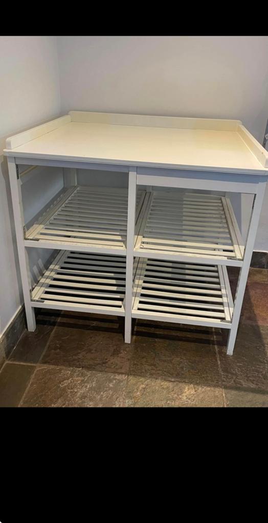 Dubbele verzorgtafel zonder bad, Ophalen, Zo goed als nieuw, Badje