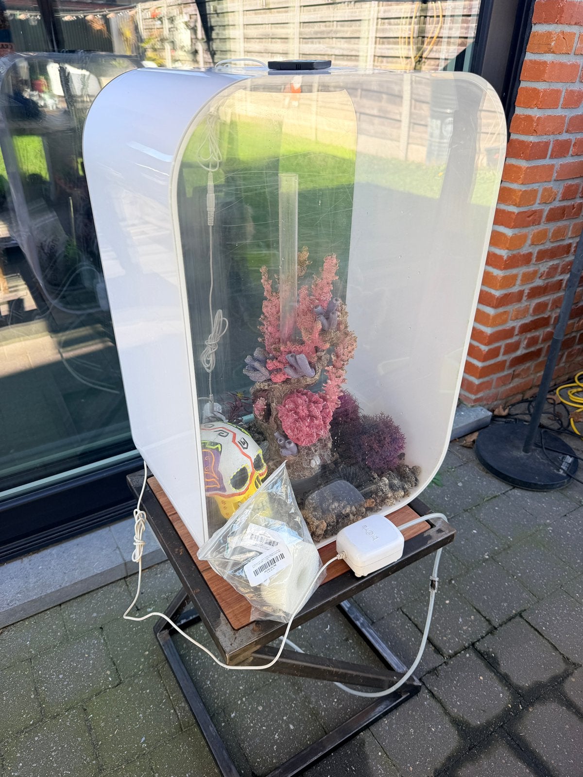 Biorb 60ltr aquarium met meubeltje, Dieren en Toebehoren, Ophalen, Gebruikt, Leeg aquarium, Overige merken