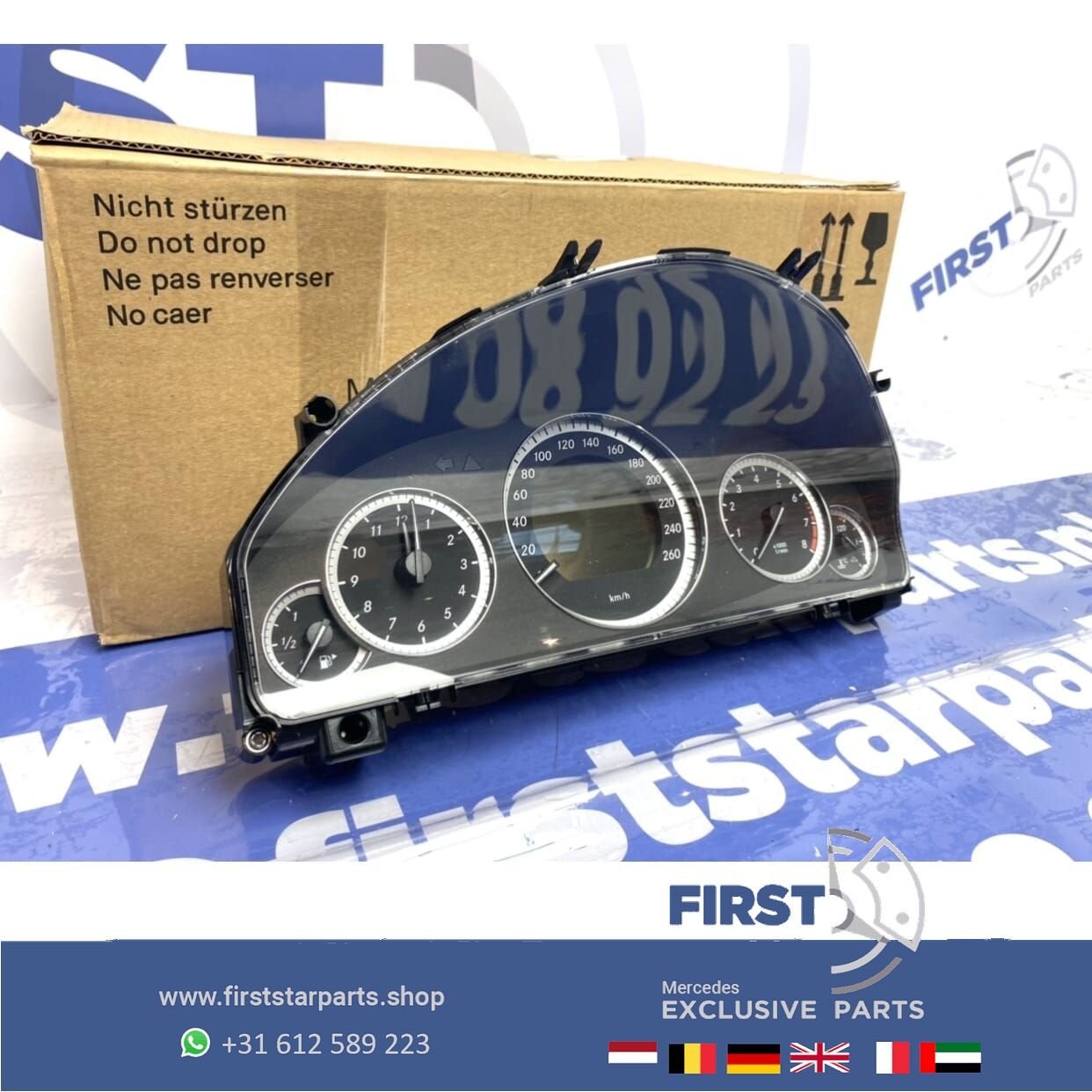 A2129004903 W212 W207 TELLERKLOK Mercedes E KLASSE TELLER CO, Auto-onderdelen, Airco en Verwarming, Mercedes-Benz, Gebruikt, Ophalen of Verzenden
