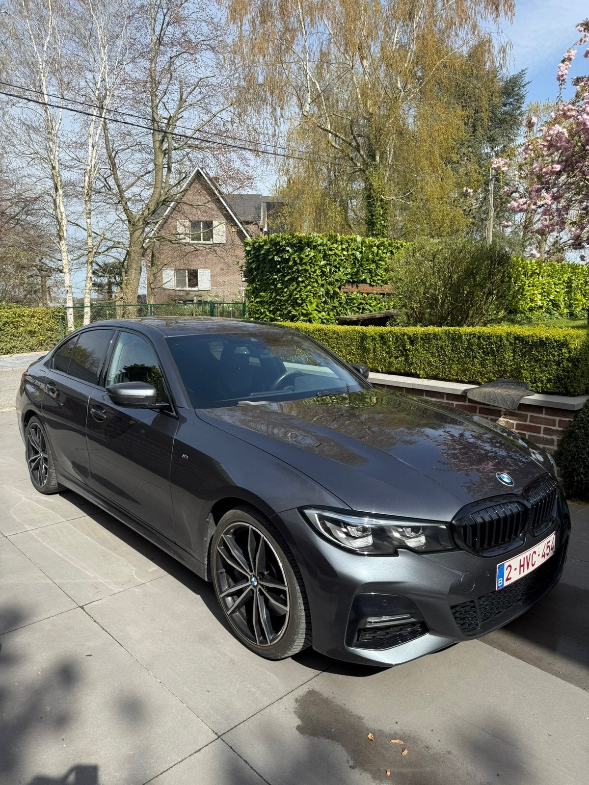 BMW 318 M Sport 2020, Autos, BMW, Particulier, Diesel, Automatique, Noir, Gris, Alcantara, Enlèvement