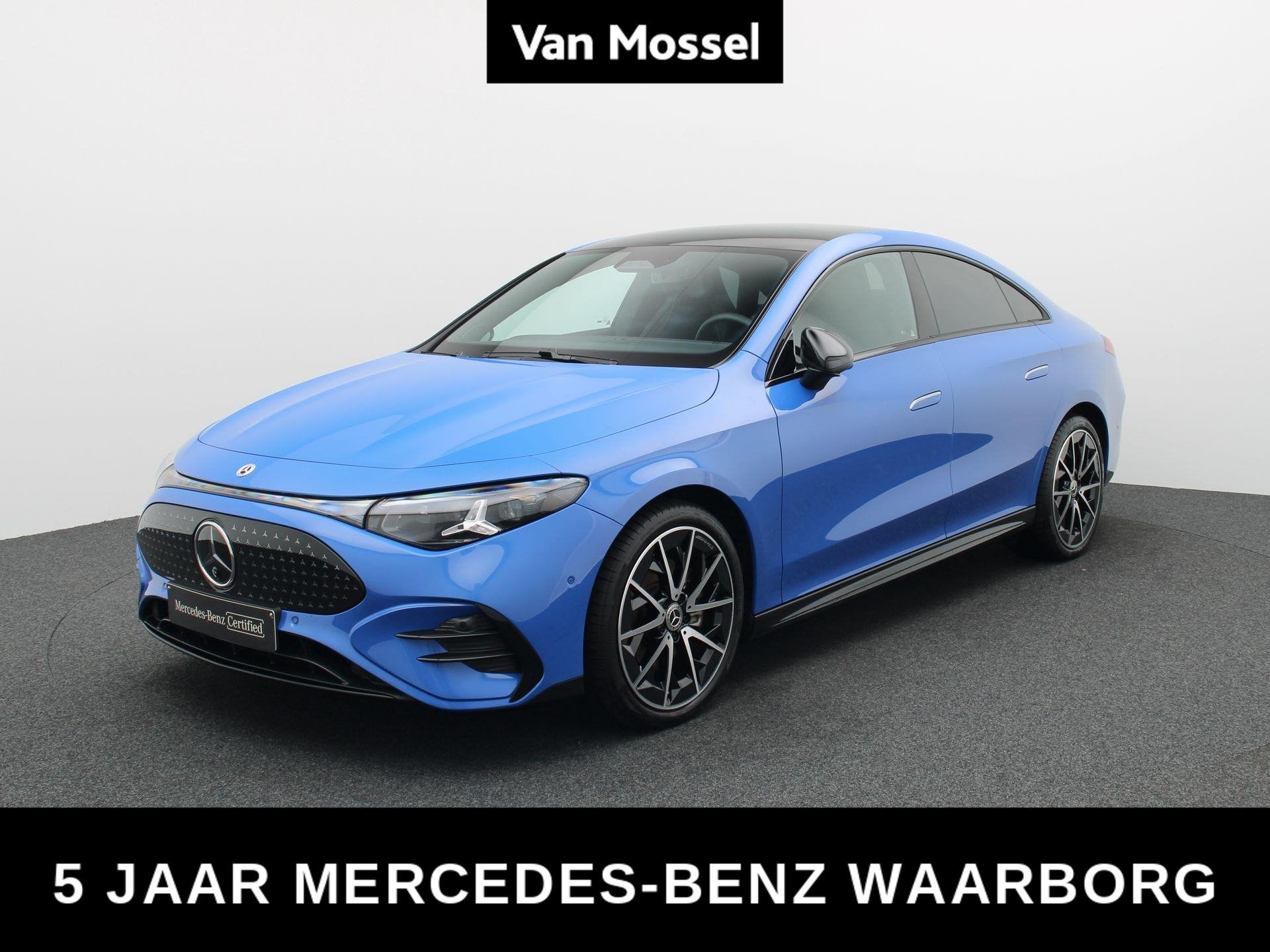 Mercedes-Benz CLA 250+ SPORT EDITION + AMG LINE + MULTIBEAM, Automaat, Gebruikt, Blauw, 200 kW