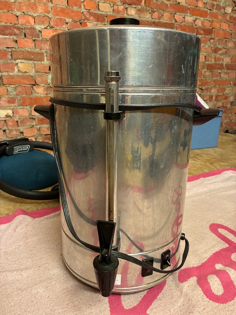 Percolator koffie 120 kopjes, Elektronische apparatuur, Gebruikt, Overige modellen, 10 kopjes of meer, Gemalen koffie