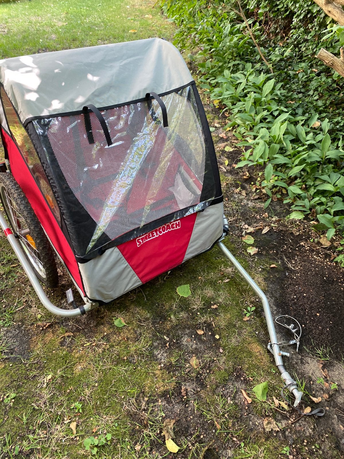 Remorque velo pour deux enfants, Enlèvement, Utilisé, Remorque pour enfant, Pliable